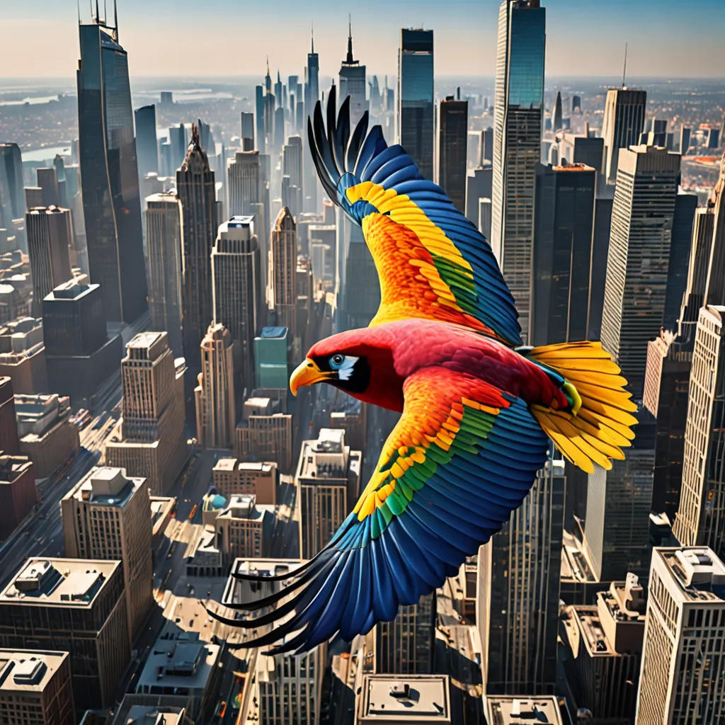 The Big Bird's Urban Odyssey