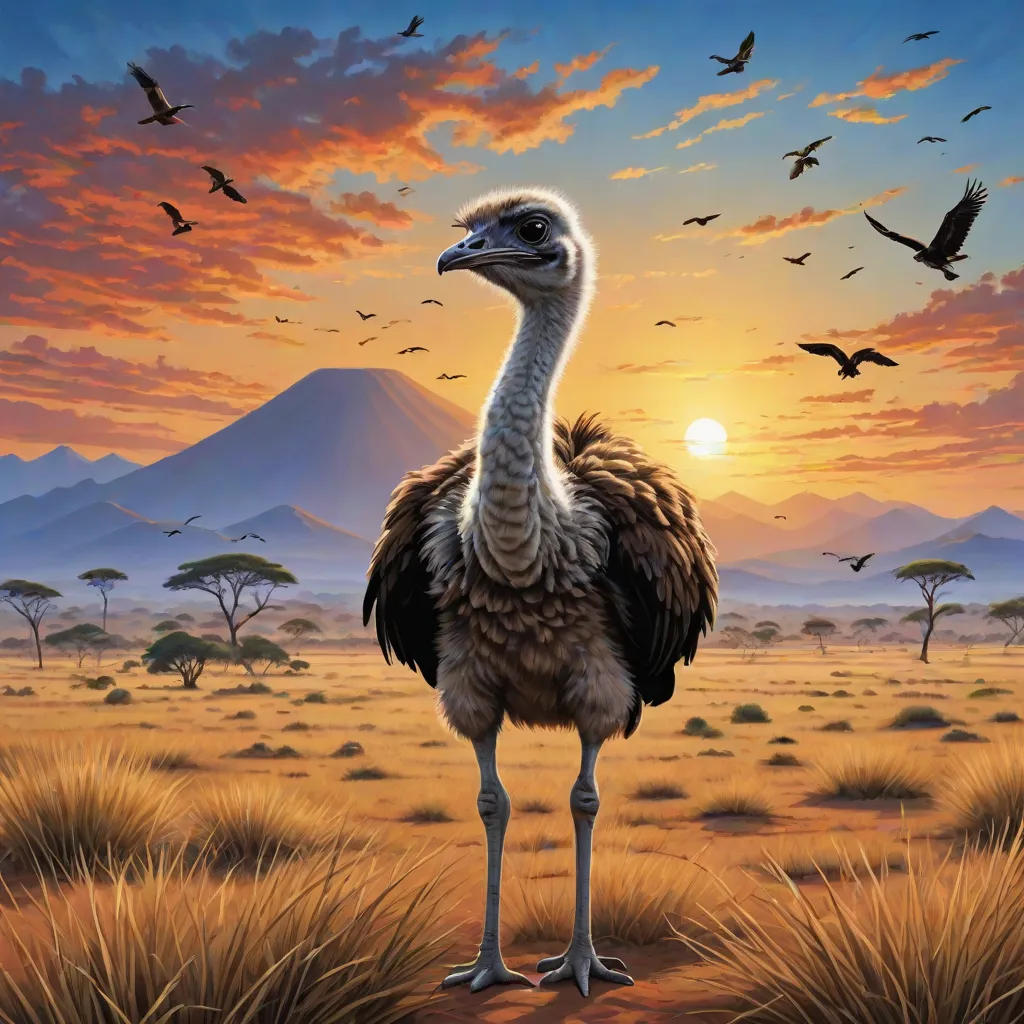 Zury, The Little Dreaming Ostrich