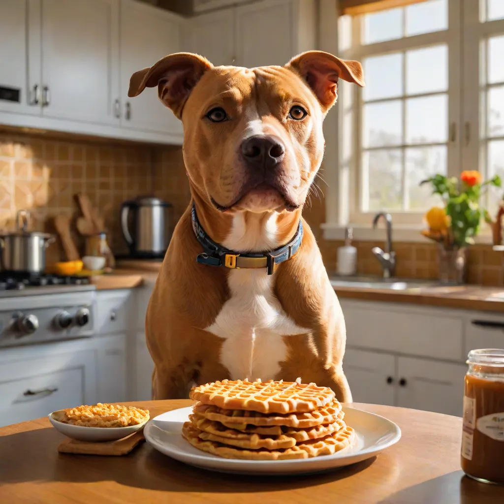 Paws And Pancakes: A Pitbull's Adventure...