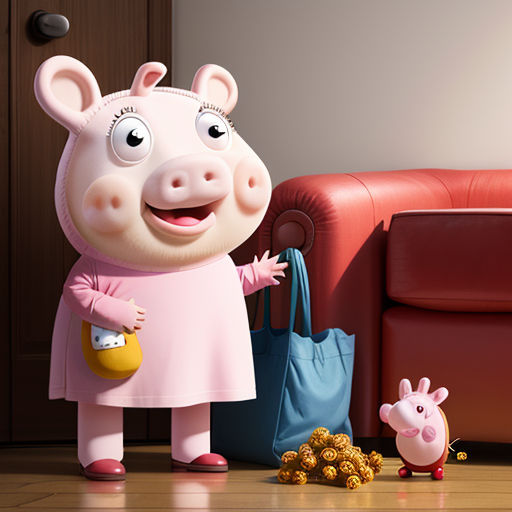 Peppa Pig's Raisin Mishap