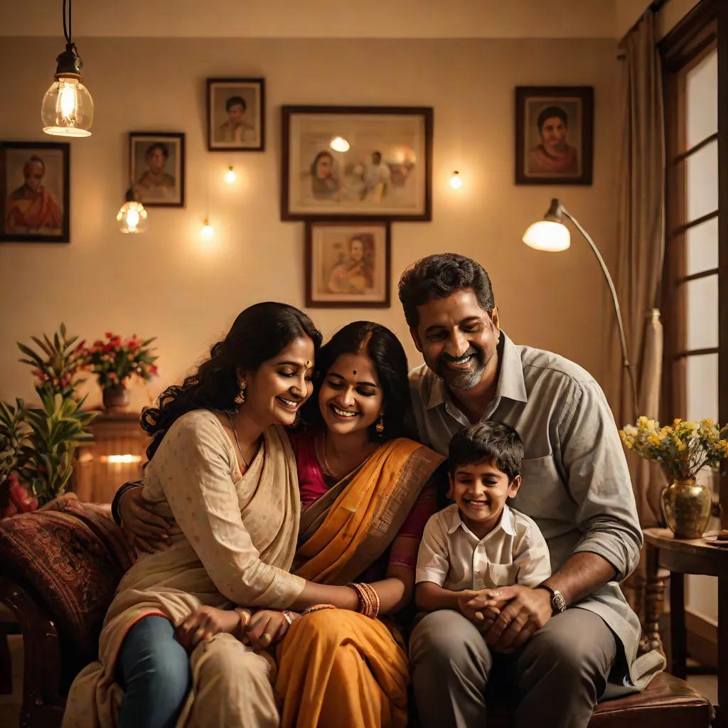 A Joyful Jagan's Family ......