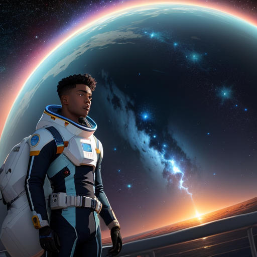 The Chocolate Heart: A Galactic Journey