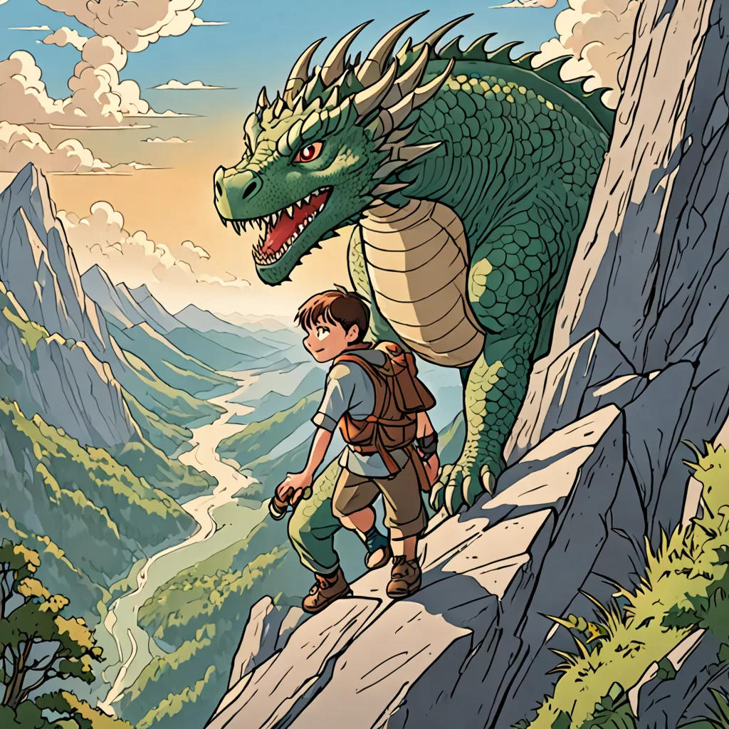 The Legend of Lucas and the Dragon Mountain