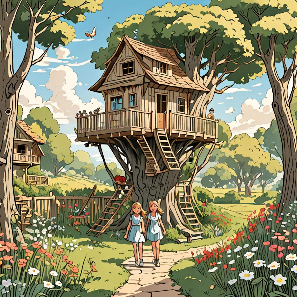 Sisters in the Countryside