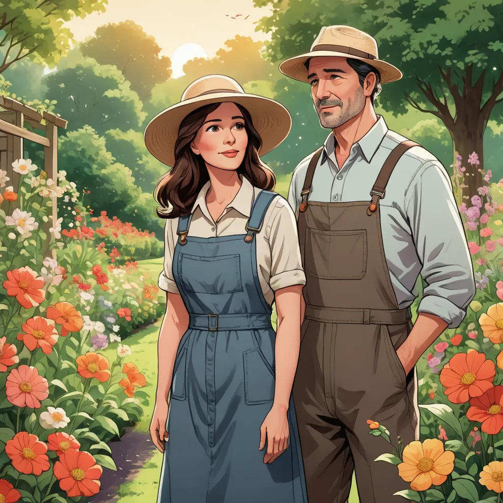 Love Blossoms in the Garden