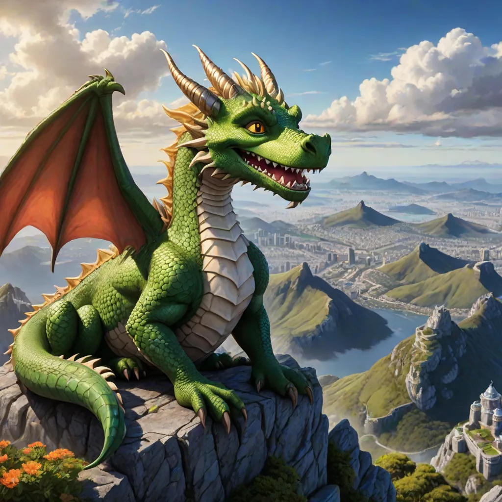 Daisy the Dragon of Table Mountain