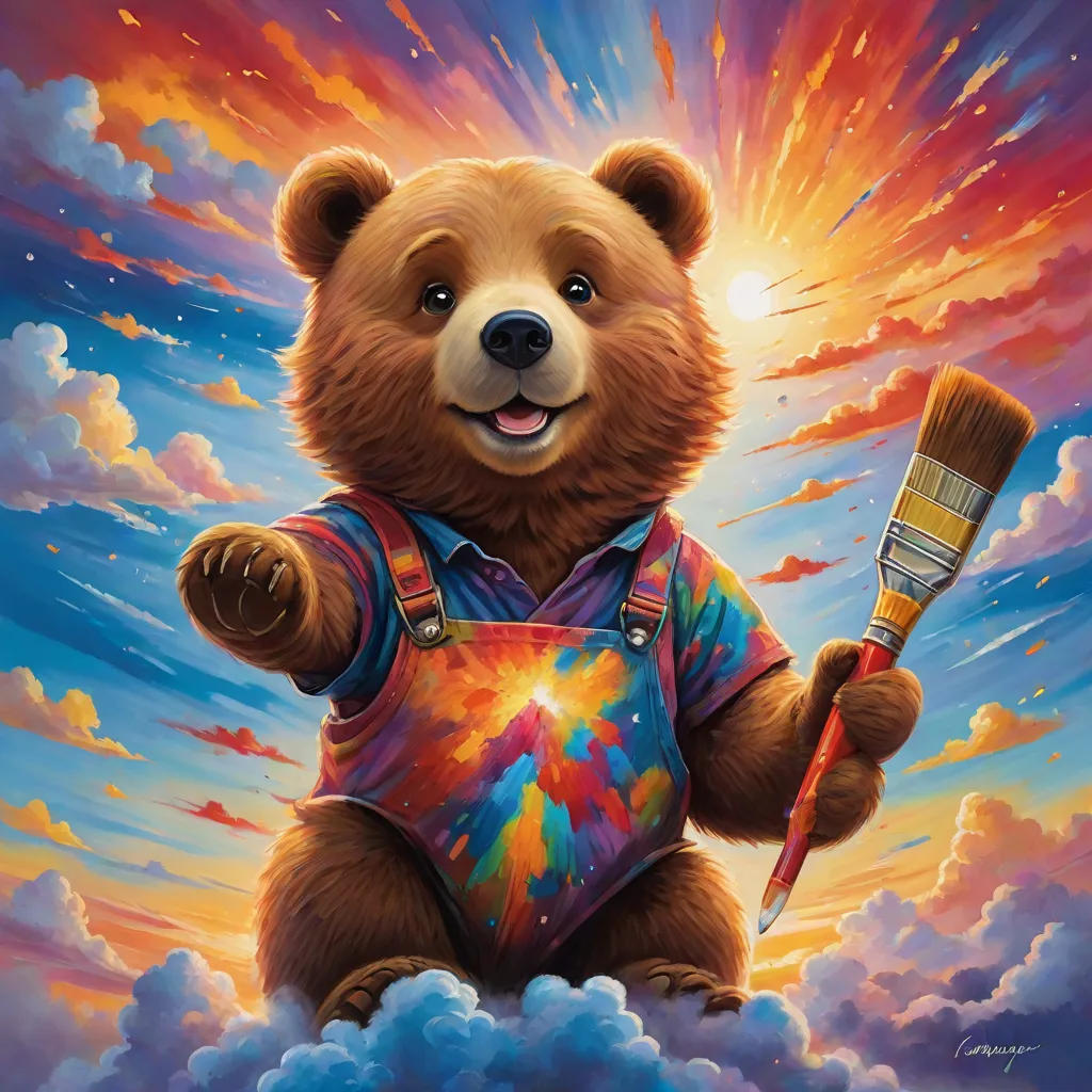 The Bear Who Painted the Sky