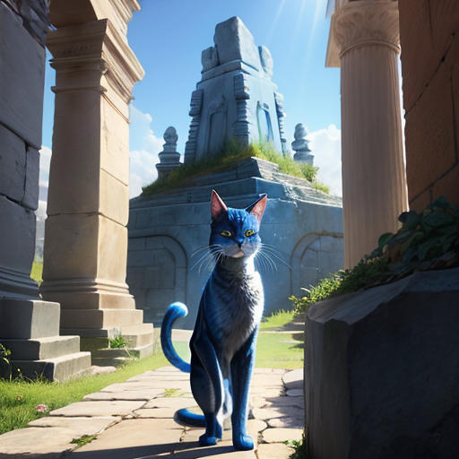 The Extraordinary Journey of Blue Cat Three Thousand Questions