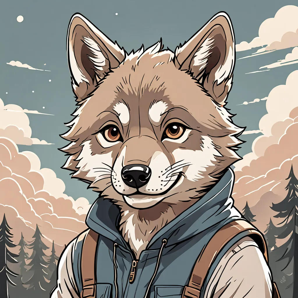 Rufus the Big Baby Wolf