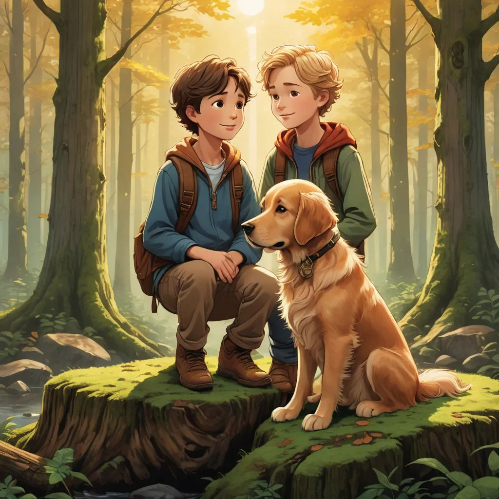 The Boy and His Faithful Dog cover image
