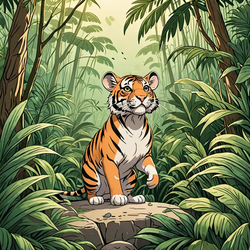 The Tiger and the Little Mouse