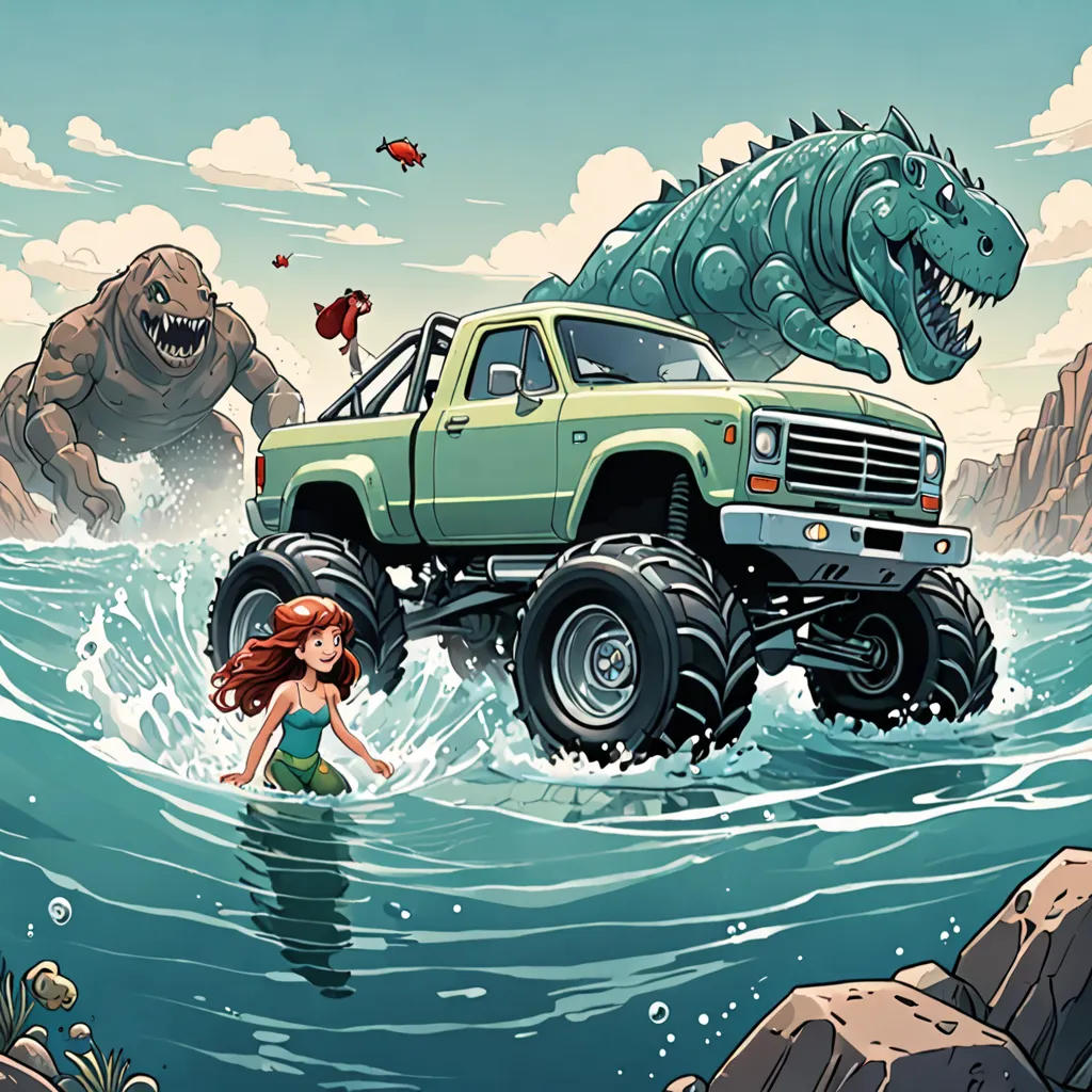The Monster Truck and the Mermaid
