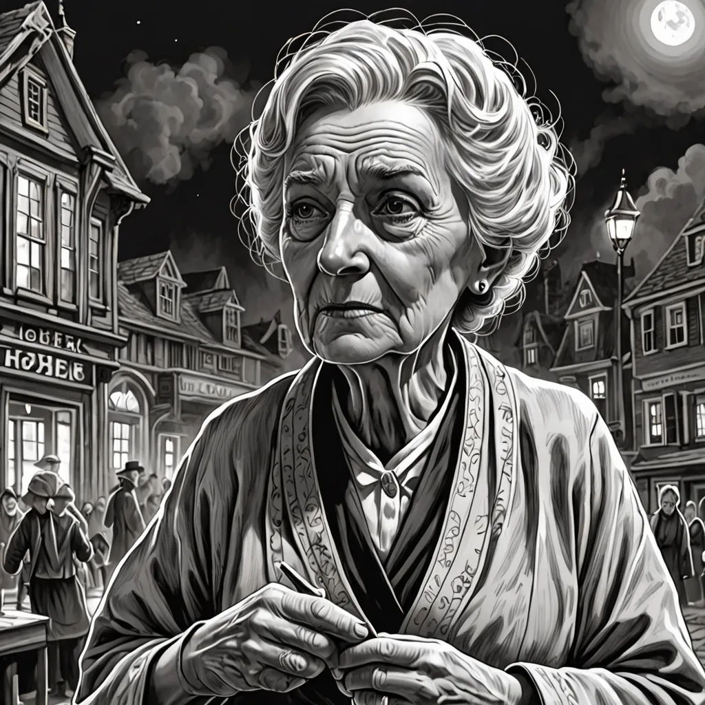a woman standing in front of a building with a clock on it's face and a man standing next to her, magical realism, a storybook illustration, Constance Copeman, highly detailed digital painting