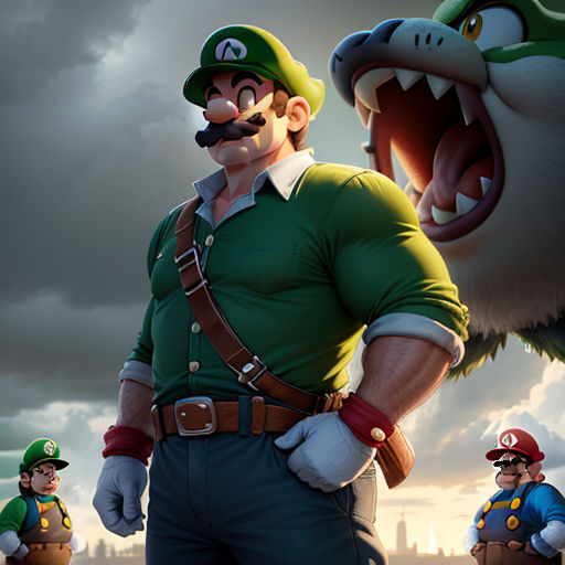 The Mighty Mario and the Brave Luigi