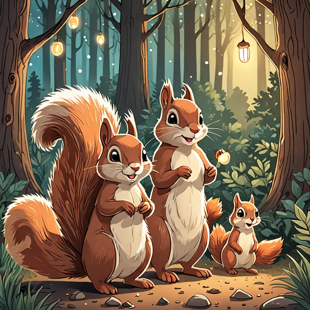 The Enchanted Acorn: A Tale of Glitterwood