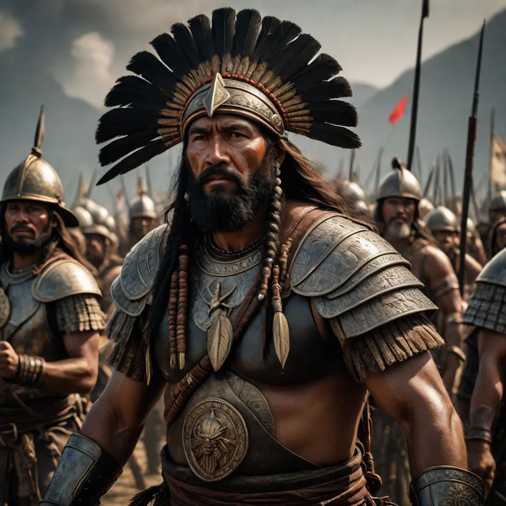 a group of men in roman armor standing next to each other in a field of grass and trees with mountains in the background, Altoon Sultan, antipodeans, a detailed matte painting, weta digital