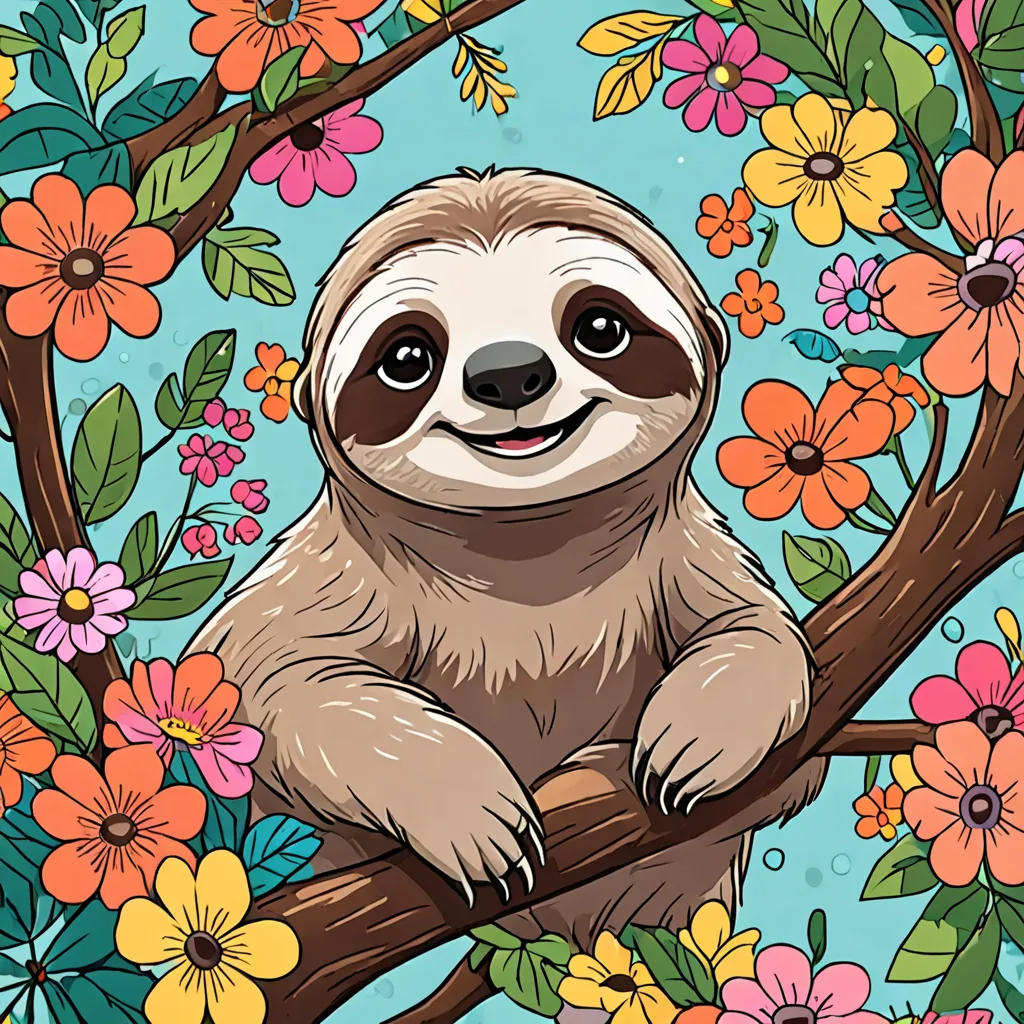 Sammy the Sloth Learns to Love Himself