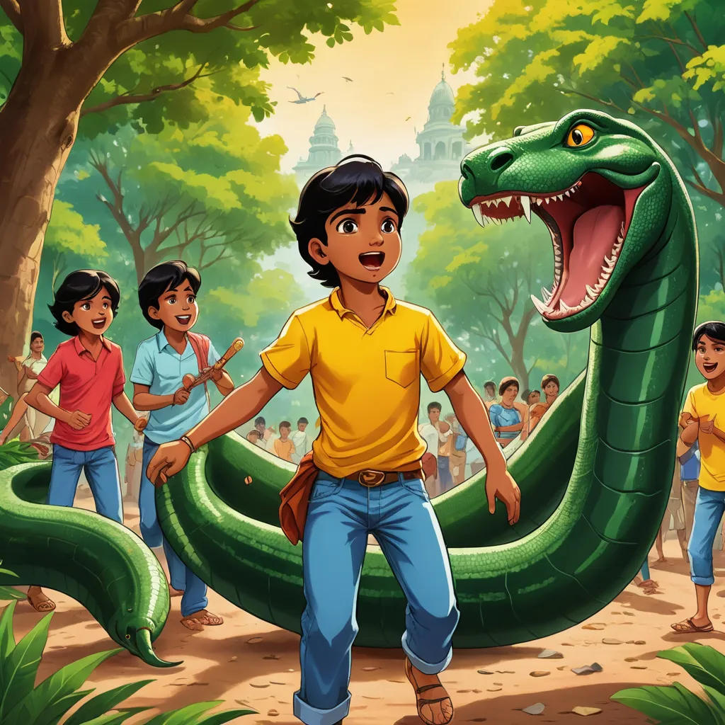 The Courage of Little Krishna