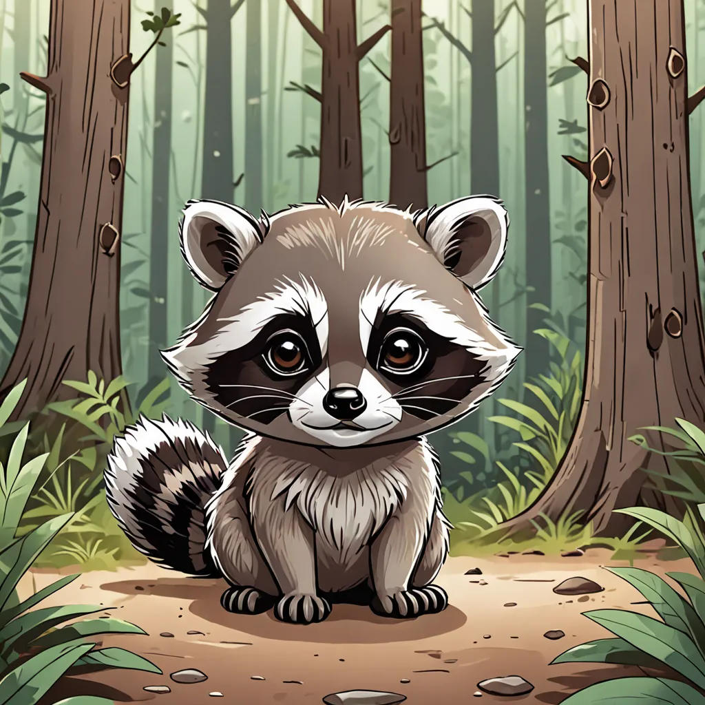 The Little Raccoon's Adventure
