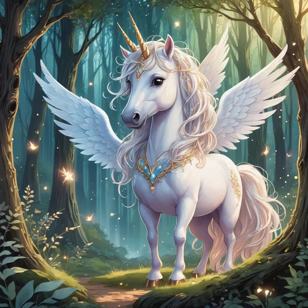 The Unicorn and the Enchanted Forest