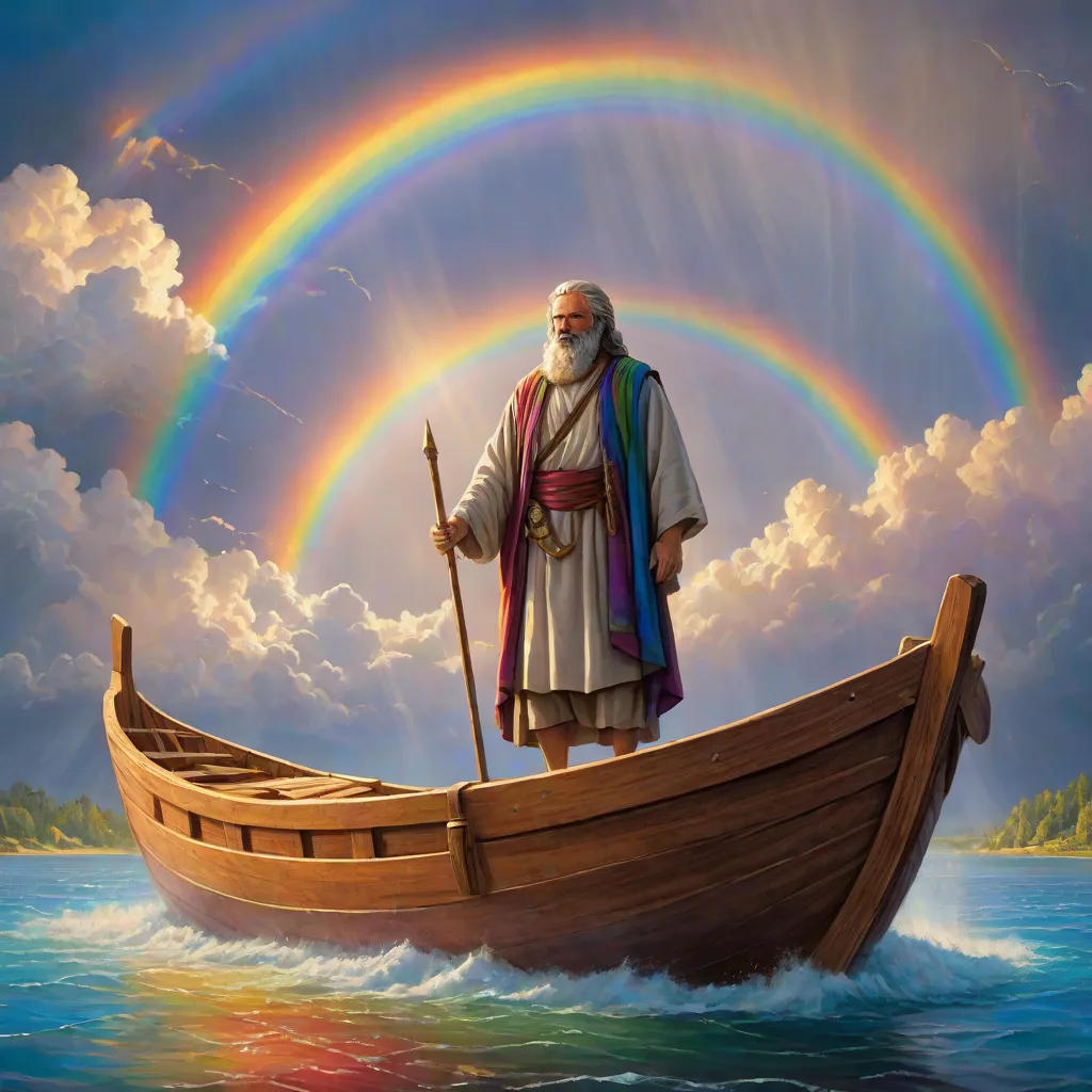 Noah's Ark and the Rainbow of Promise