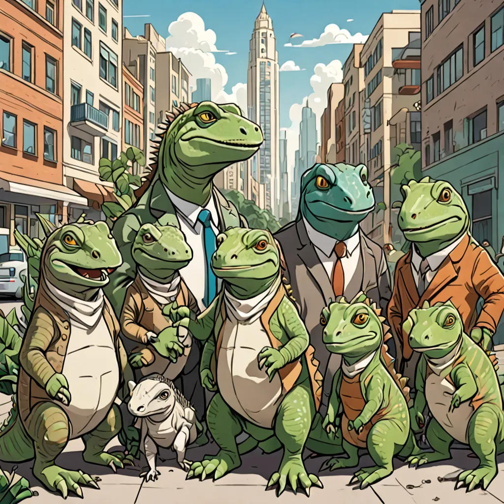 Max the Iguana and the Sustainable City