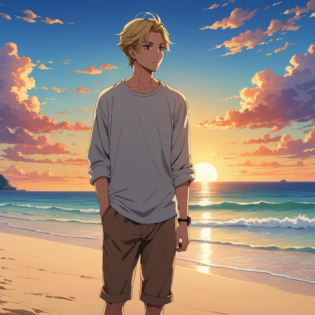 Sunset by the Sea