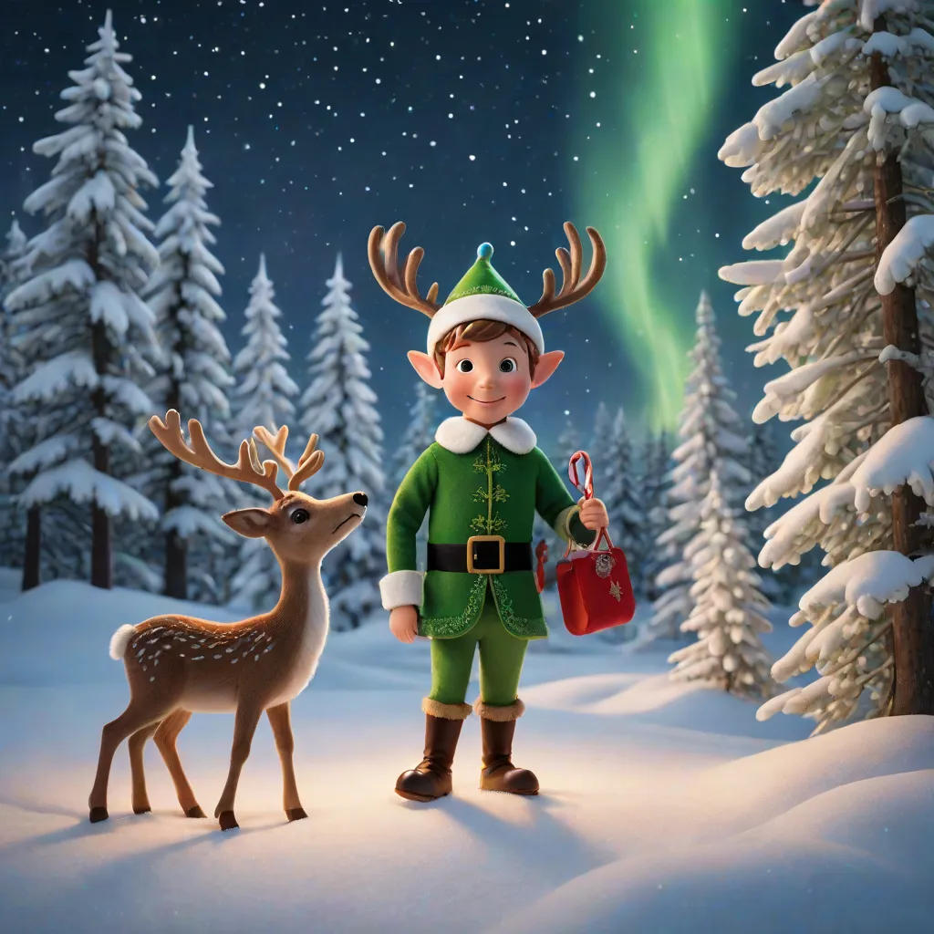 Henry the Adventurous Elf at the North Pole