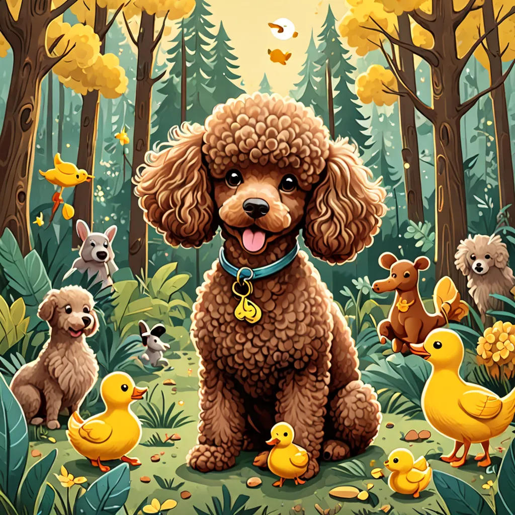 The Poodle and the Yellow Duck