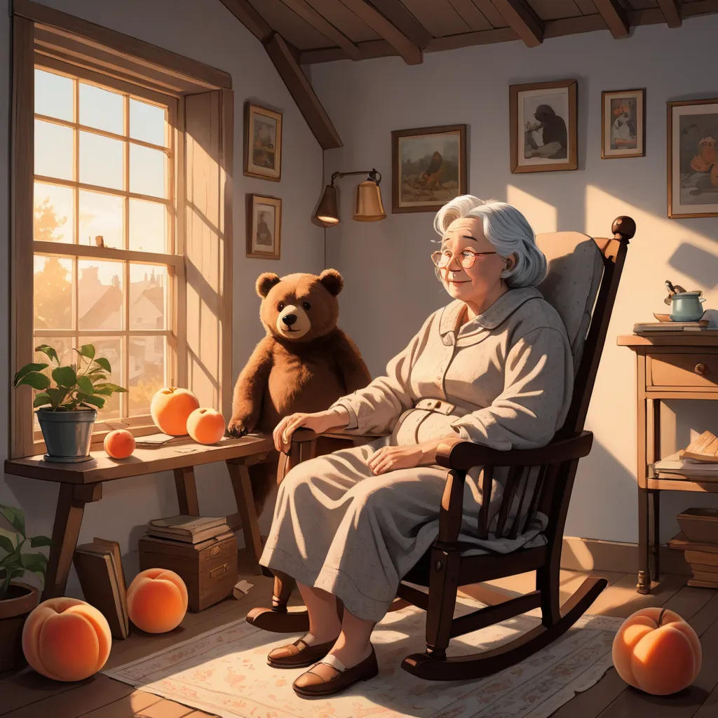 Peaches and the Big Brown Bear