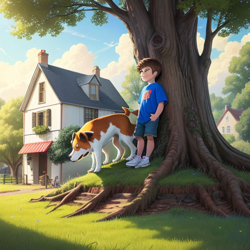The Yellow Dog in the Tree