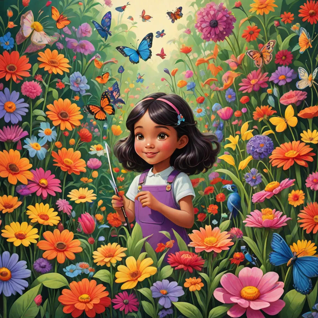 The Magical Paintbrush Garden
