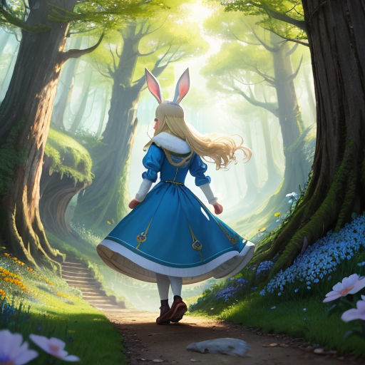 Enter the enchanting world of Alice in Wonderland with this