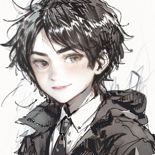 a drawing of a person with a tie on and a shirt on and a jacket on and a tie on