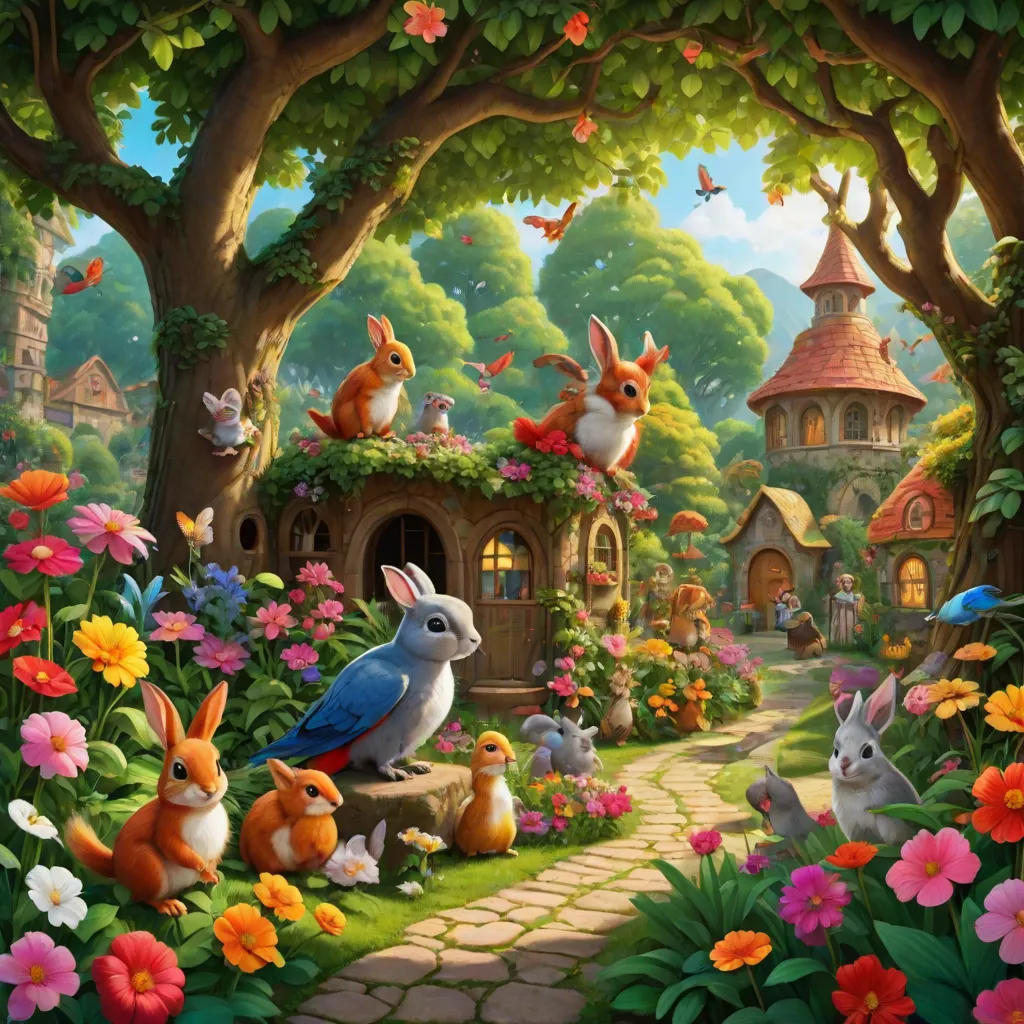 The Secret Garden of Talking Animals