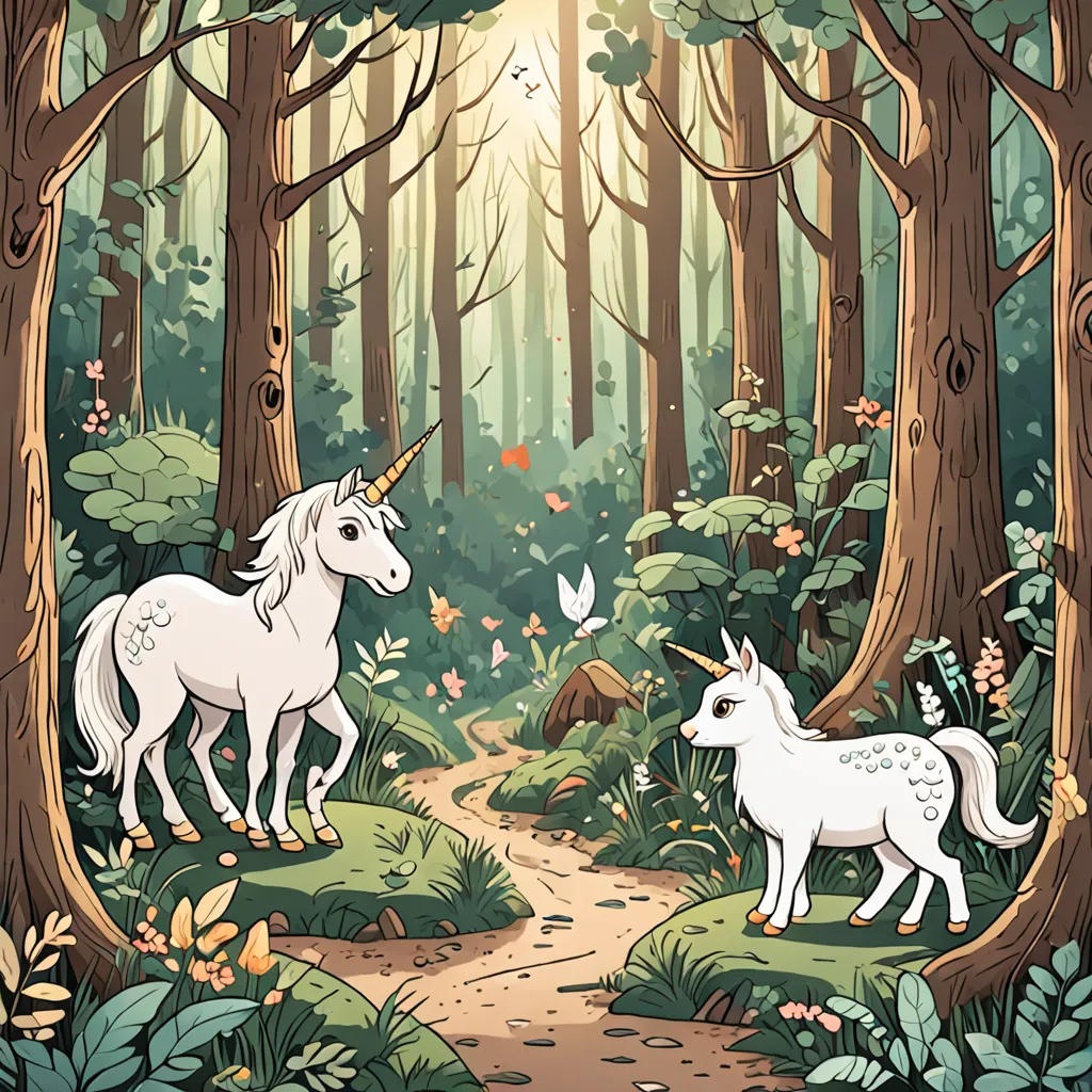 The Adventure of Sparkle and the Enchanted Forest