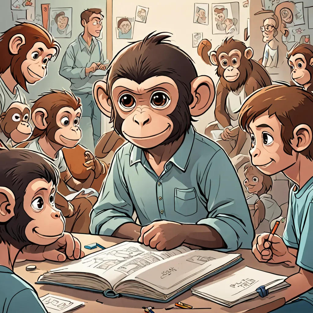The Monkey Who Found His Words