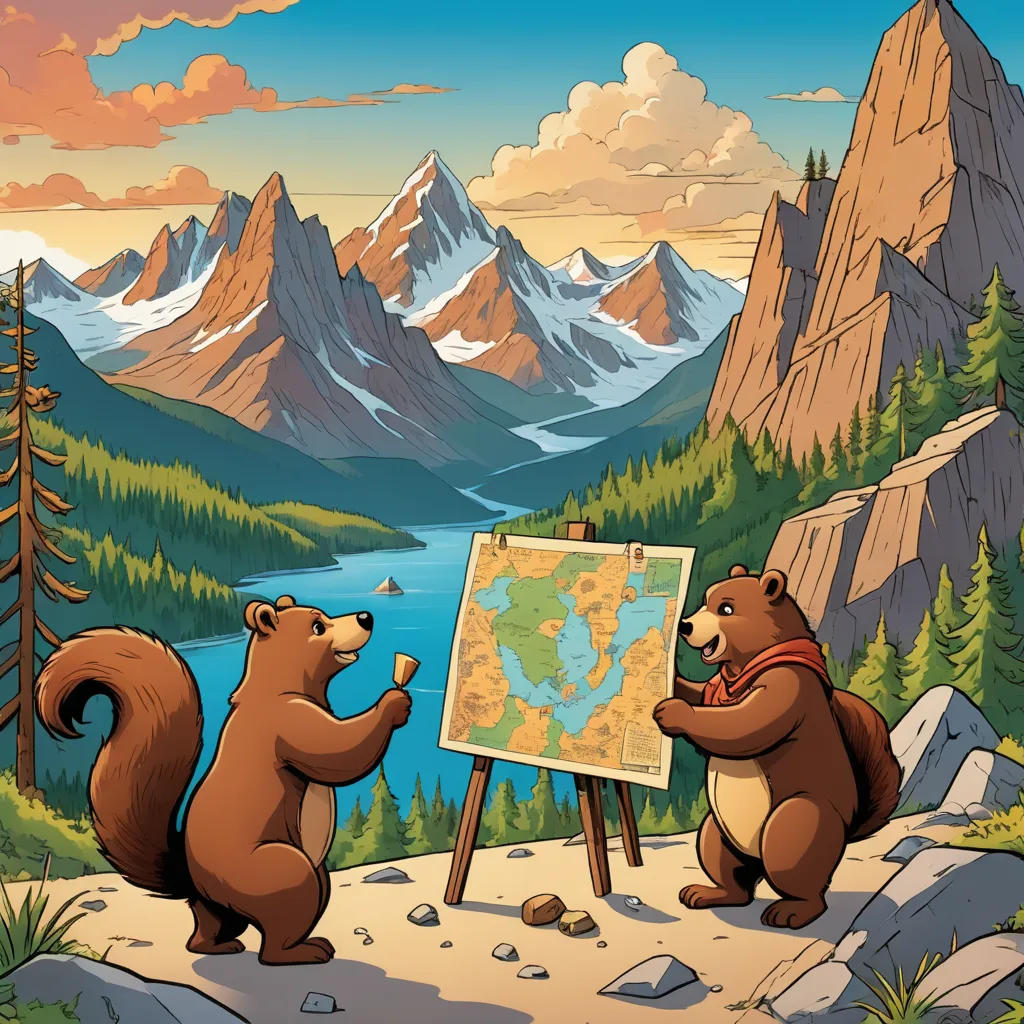 The Bear and the Mountain Treasure