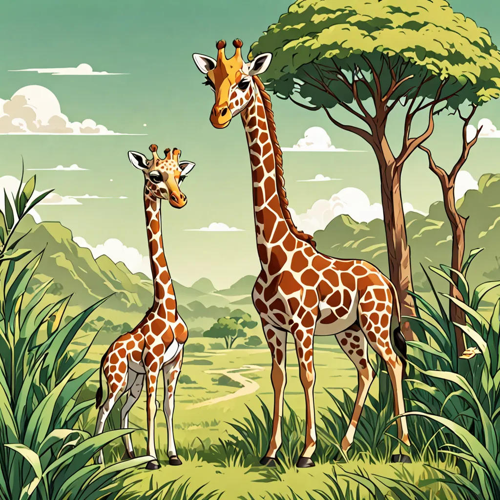 The Tall Snake and the Gentle Giraffe
