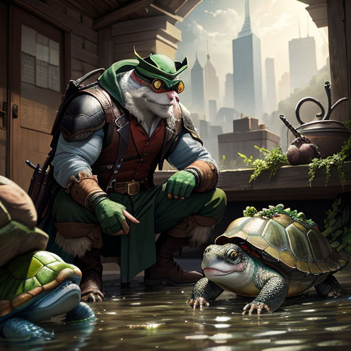 Ai Brings The Teenage Mutant Ninja Turtles To Life! What is your