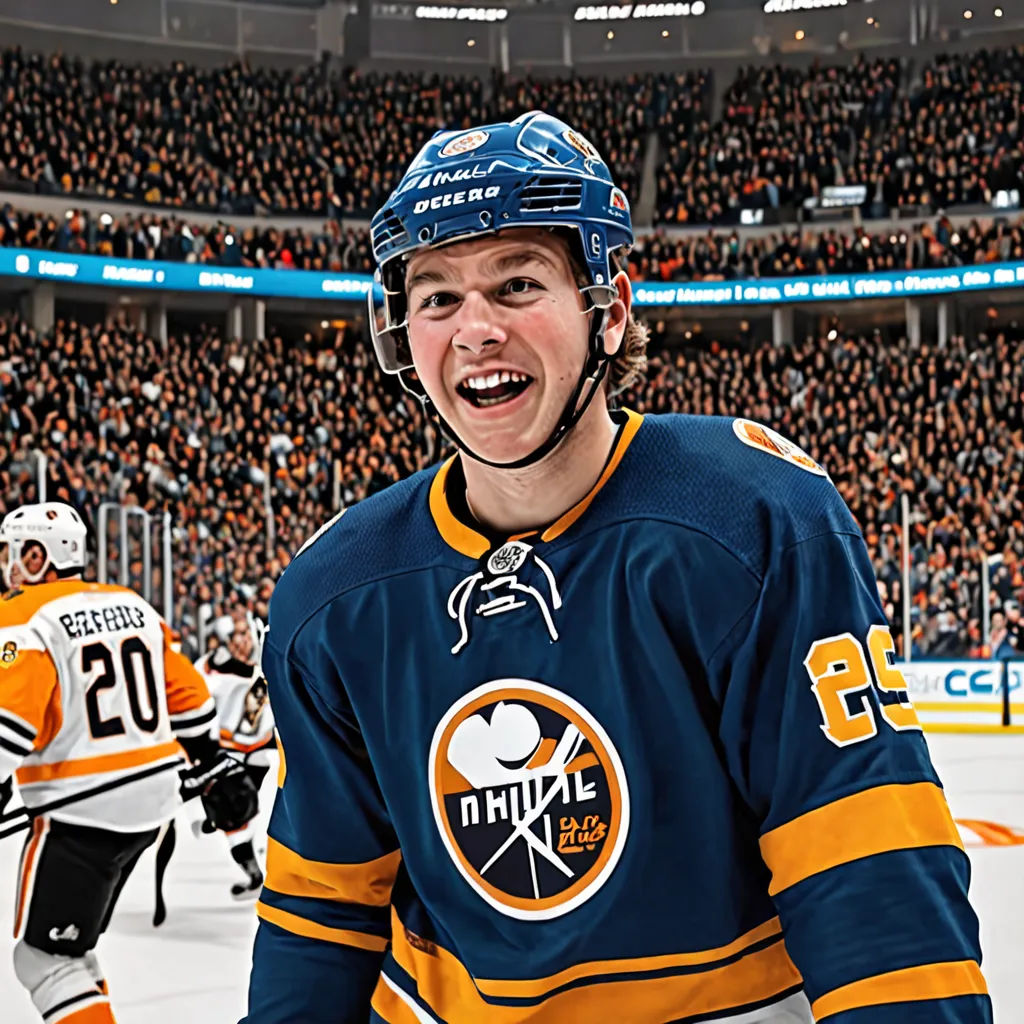 a man in a hockey uniform standing in front of a crowd of people in a stadium with a hockey stick, renaissance, a renaissance painting, Adam Paquette, gritty