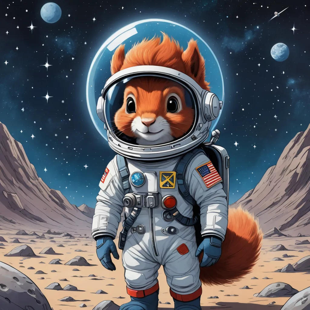 The Little Lizard's Space Dream