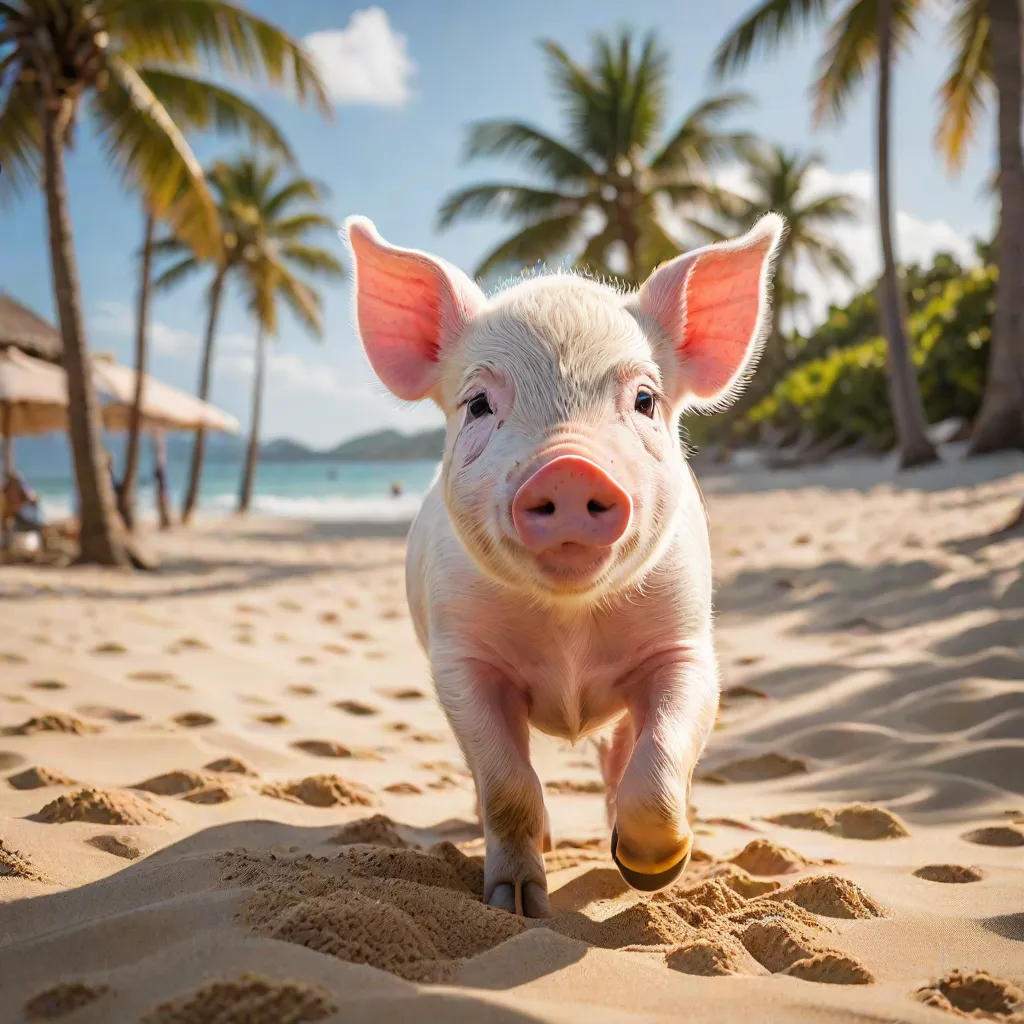 Penny the Piglet's Beach Adventure