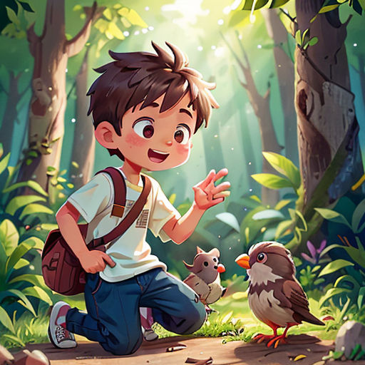 Tom and the adventure in nature