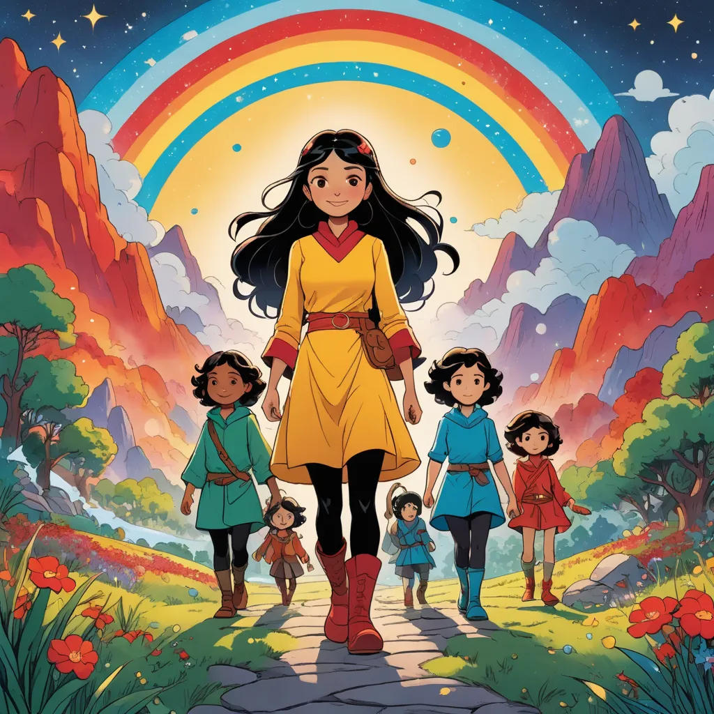 The Colorful Adventures of Lila in the Land of Dreams