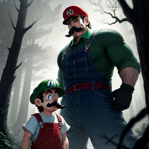 Luigi and the Towering Giant