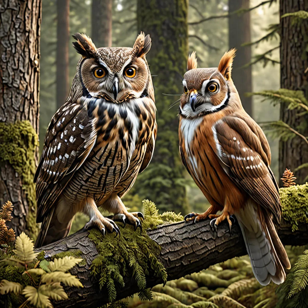 The Wise Owl and the Nimble Squirrel