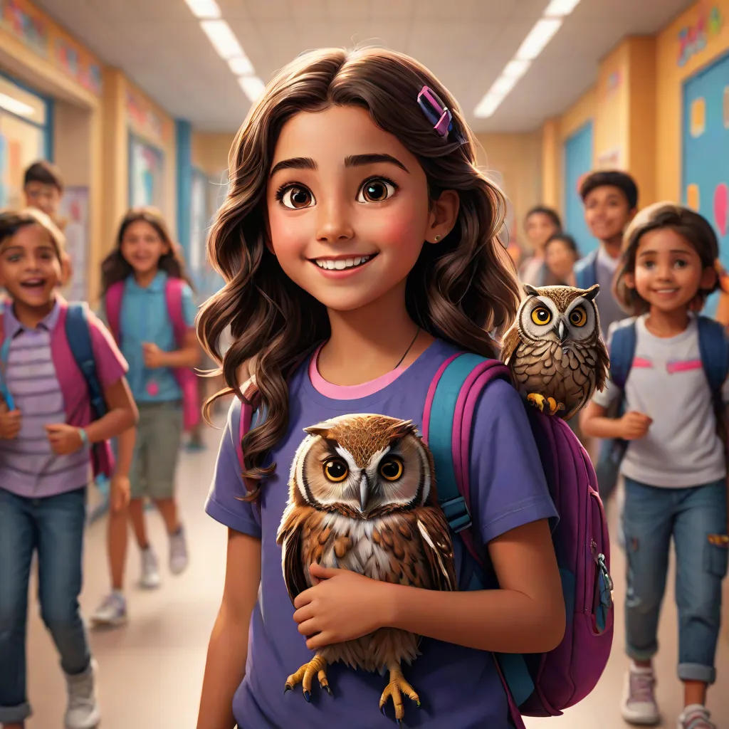 Amara and Her Enchanted Owl