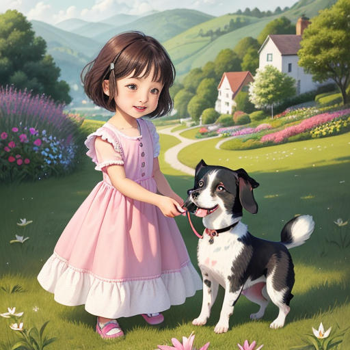 The Little Girl and Her Lost Friend