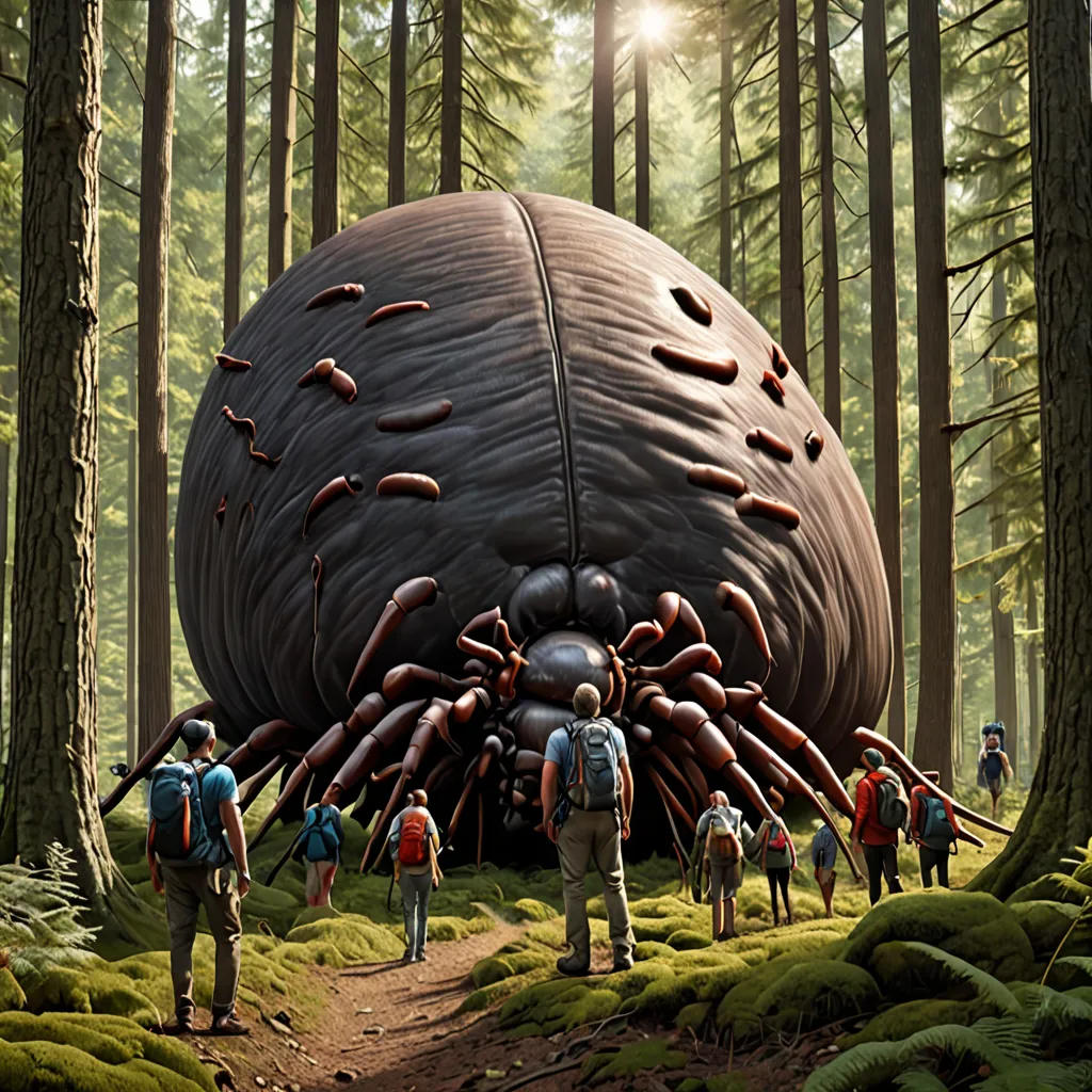 The Giant Tick in the Woods